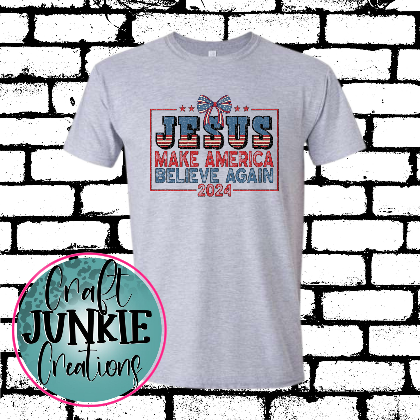 Jesus Make America Great Again Adult Tee