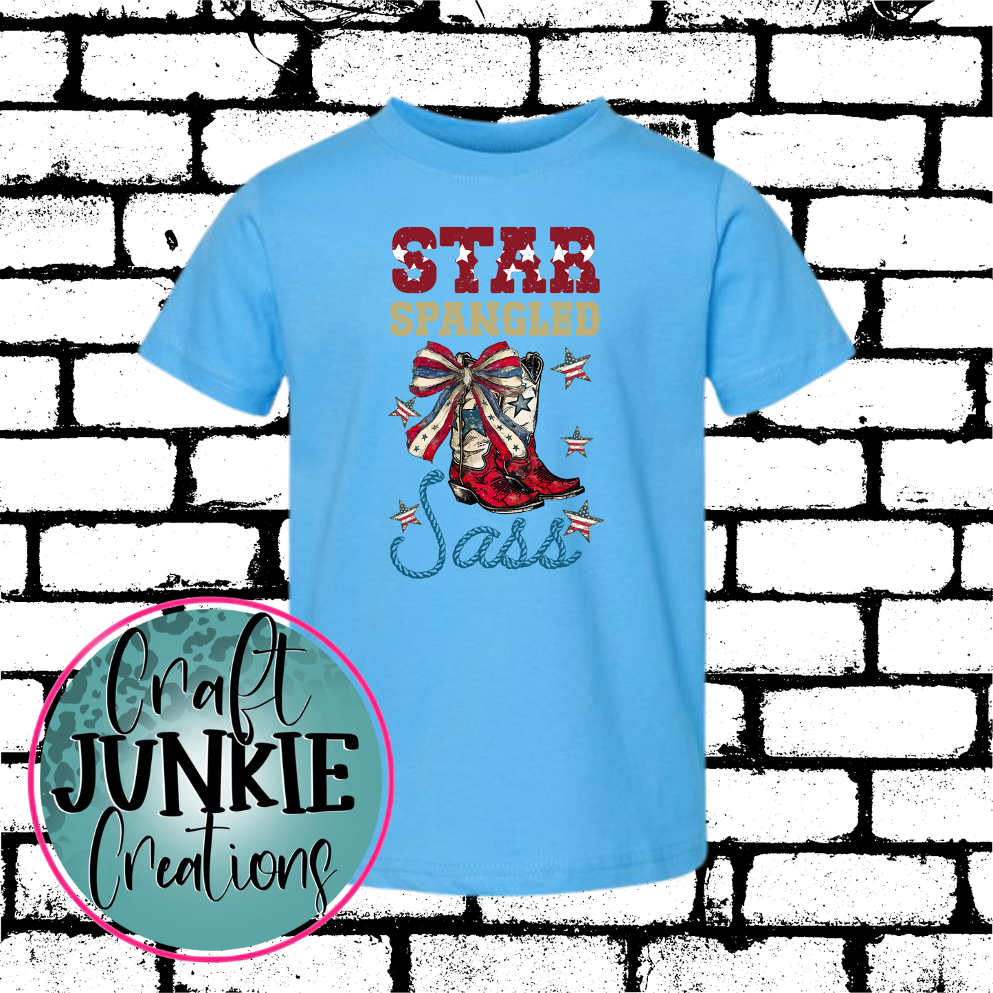 Star Spangled Sass Kids Tee