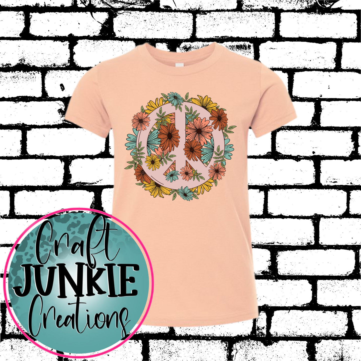 Floral Peace Tee