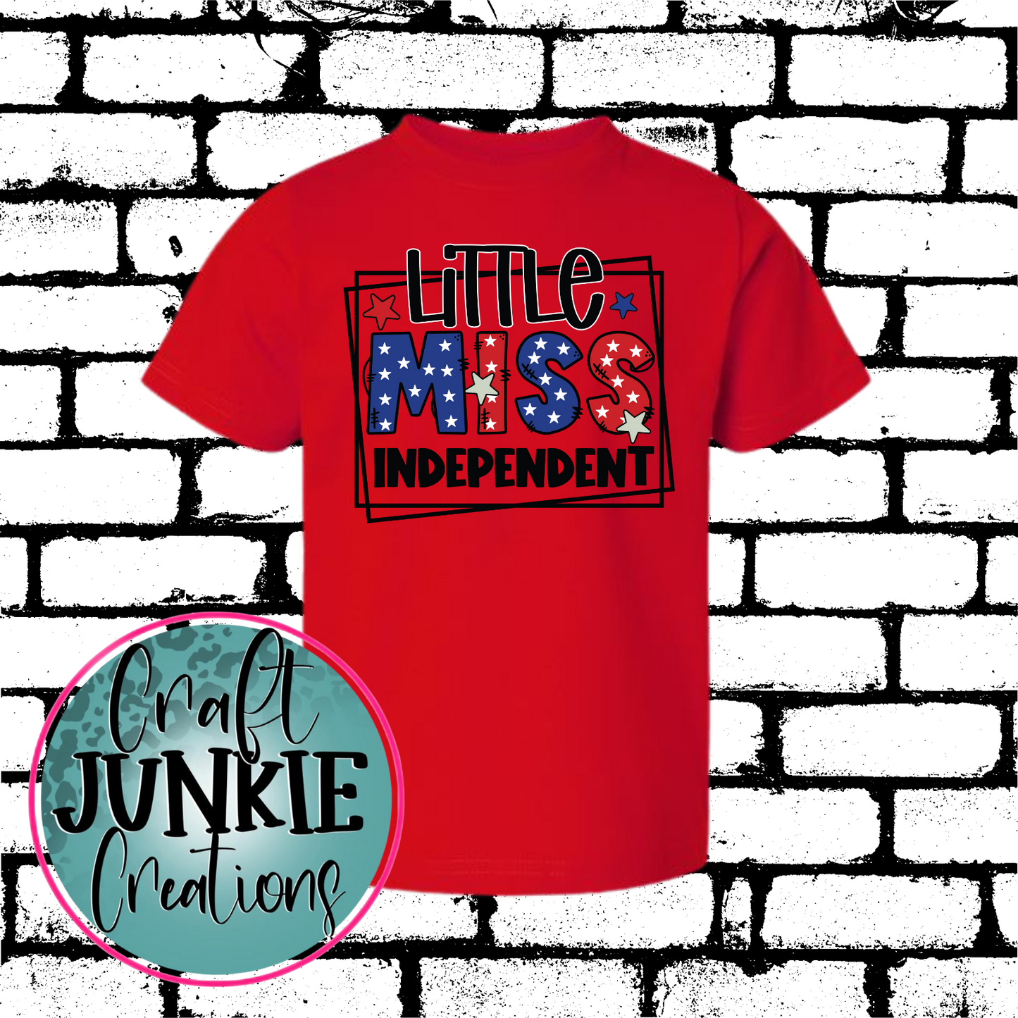 Little Miss Independent Kids Tee