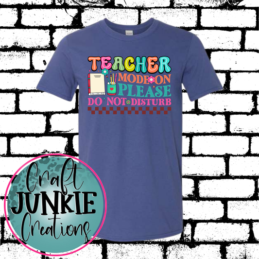 Teacher mode on Tee