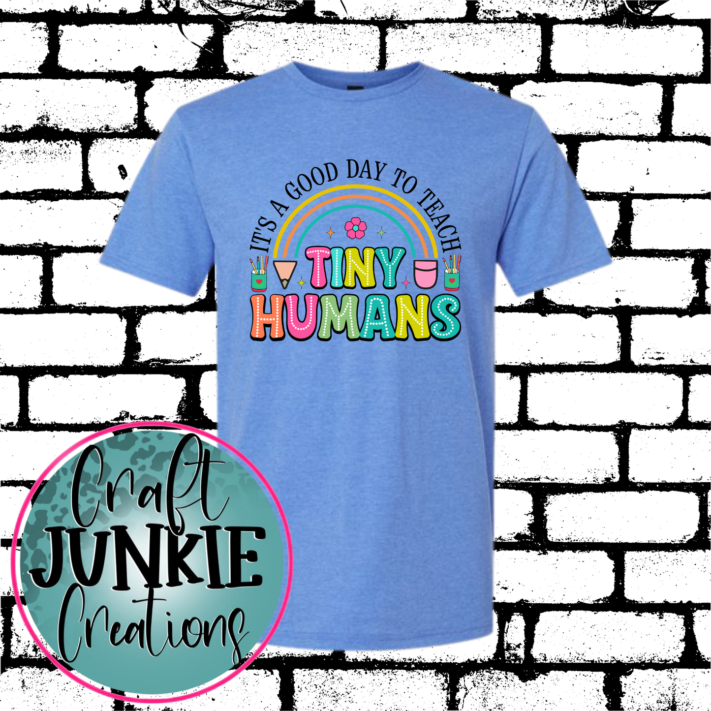 Tiny Humans Teacher Tee