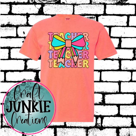 Bow Teacher Tee