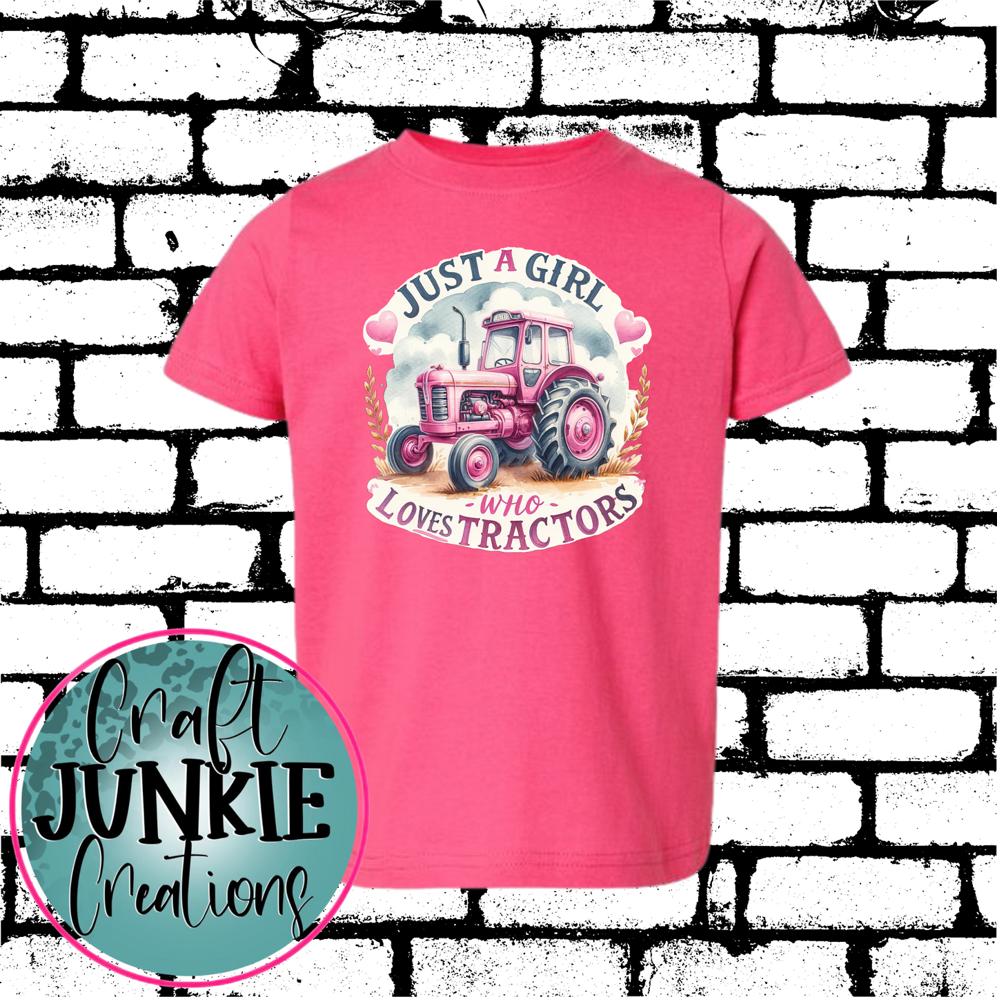 Just a girl who loves tractors Tee