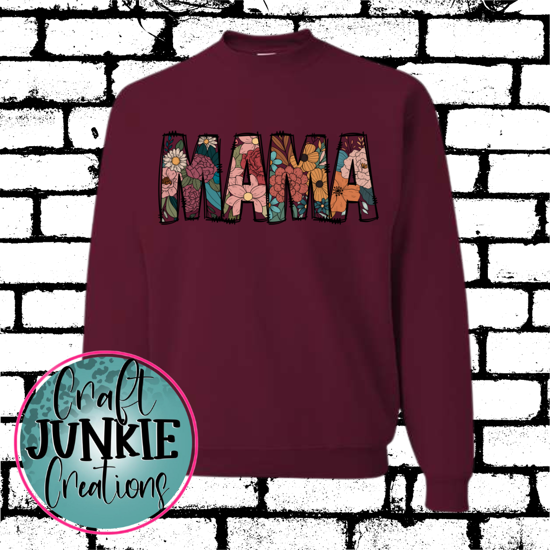 Mama Floral Sweatshirt/Hoodie