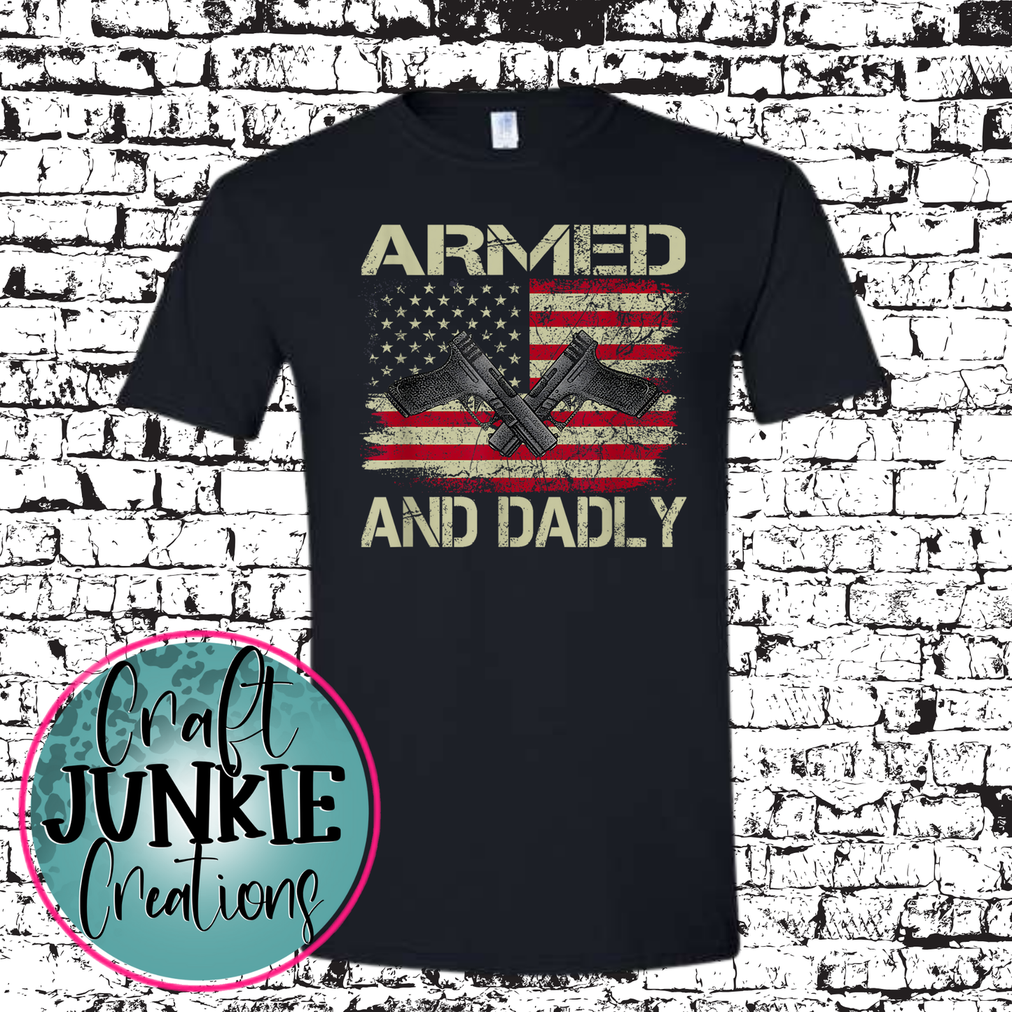 Armed & dadly Tee