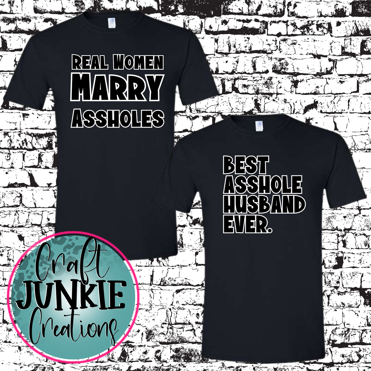 Husband/Wife Asshole Tees