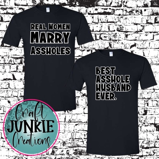 Husband/Wife Asshole Tees