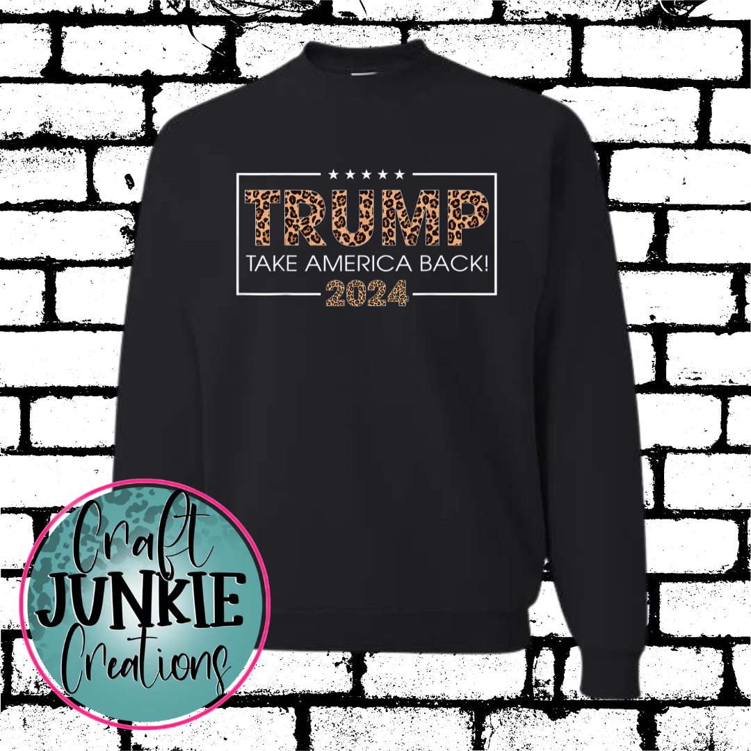 Leopard Trump Sweatshirt/Hoodie