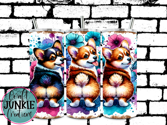 Corgi Butts Tumbler