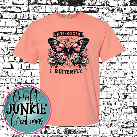 Anti-Social Butterfly Tee