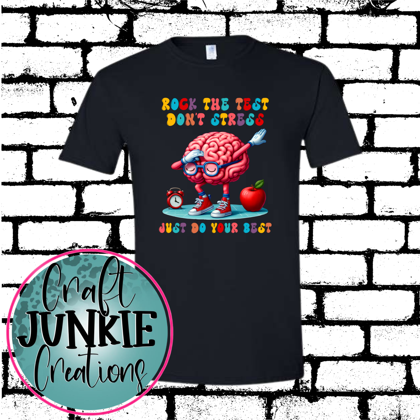 Rock the test Teacher Tee