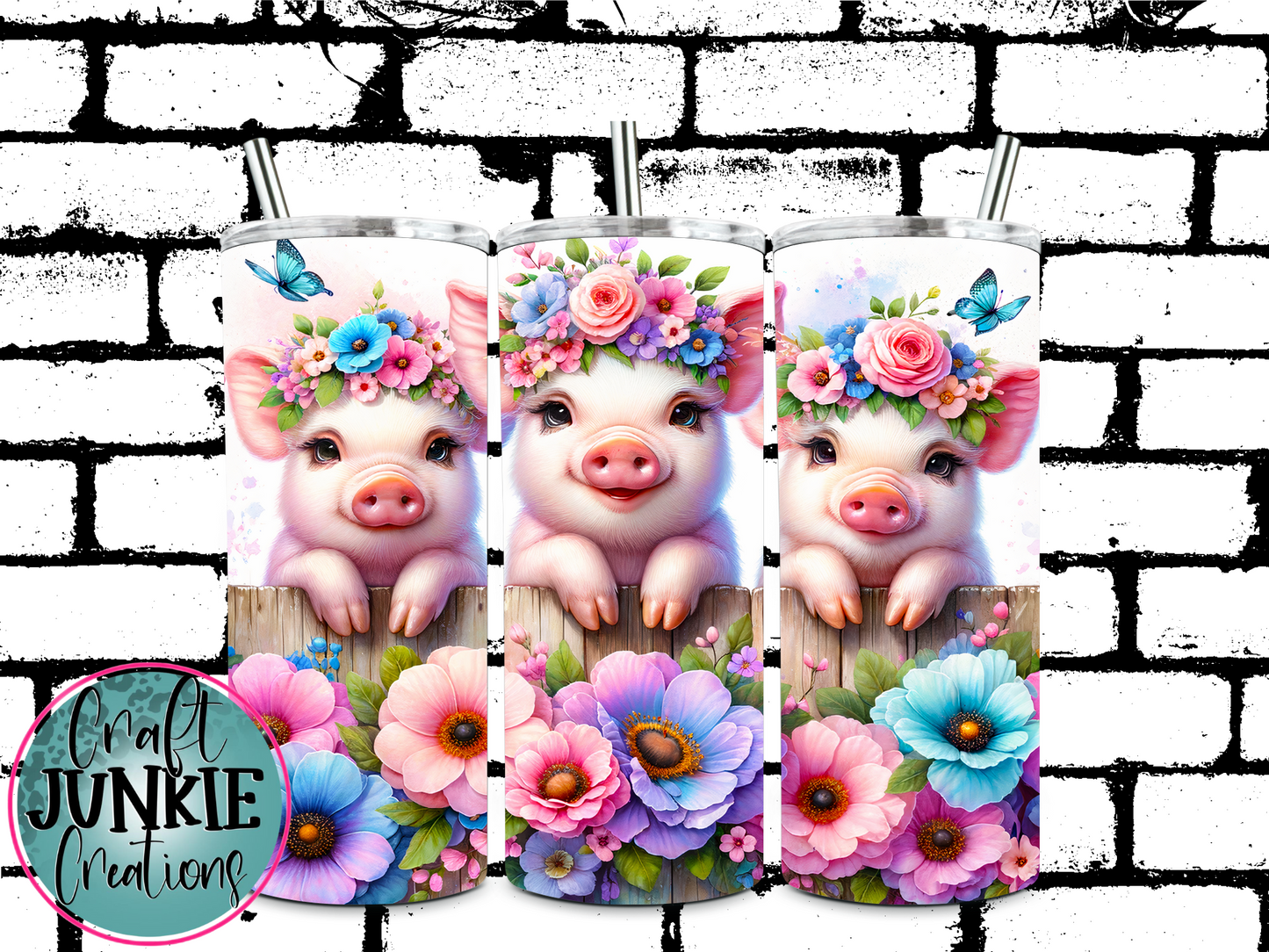 Three Little Pigs Tumbler