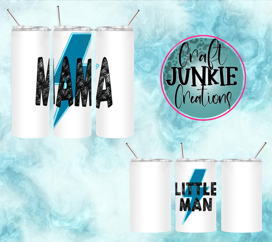 Mama, Little man Tumblers