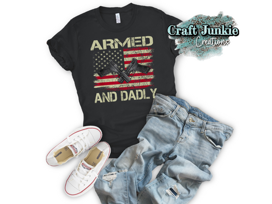 Armed and Dadly Tee