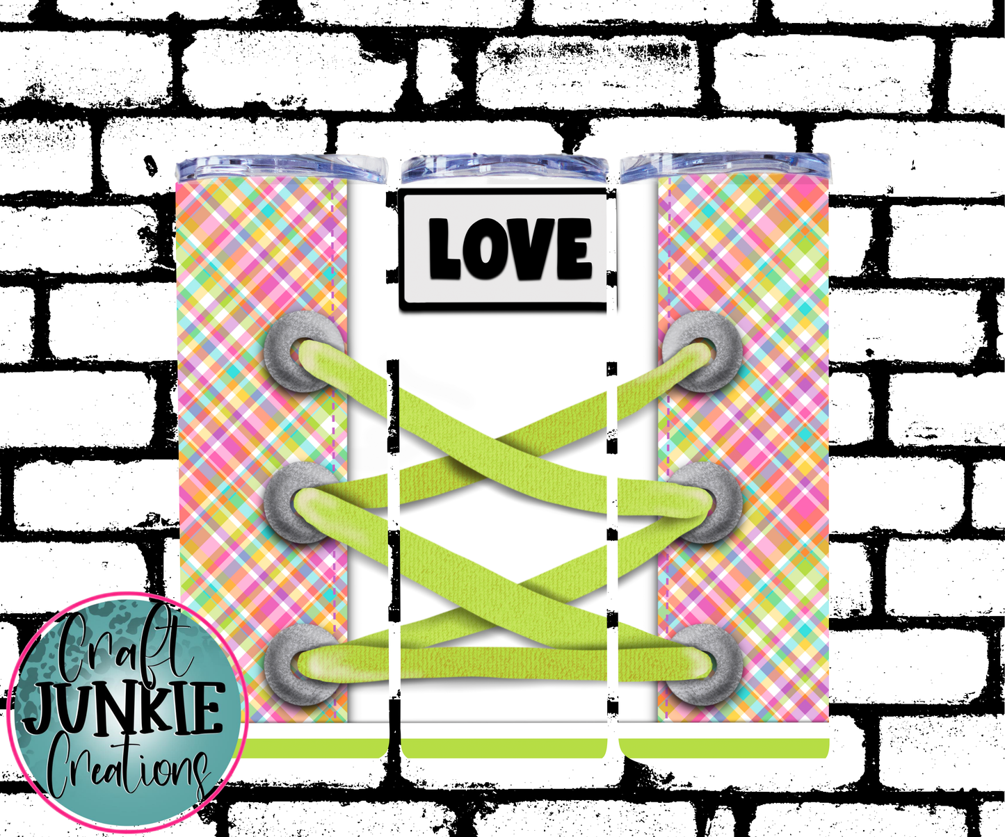 Love laces Tumbler